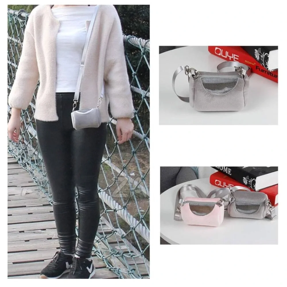 🐭Tylu Portable Pet Cylinder Bag Carrier (mouse/Dwarf hamster)
